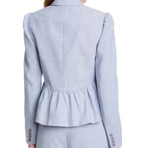 Rebecca Taylor Tailored Suit Pants Size 2 in Cornflower Blue